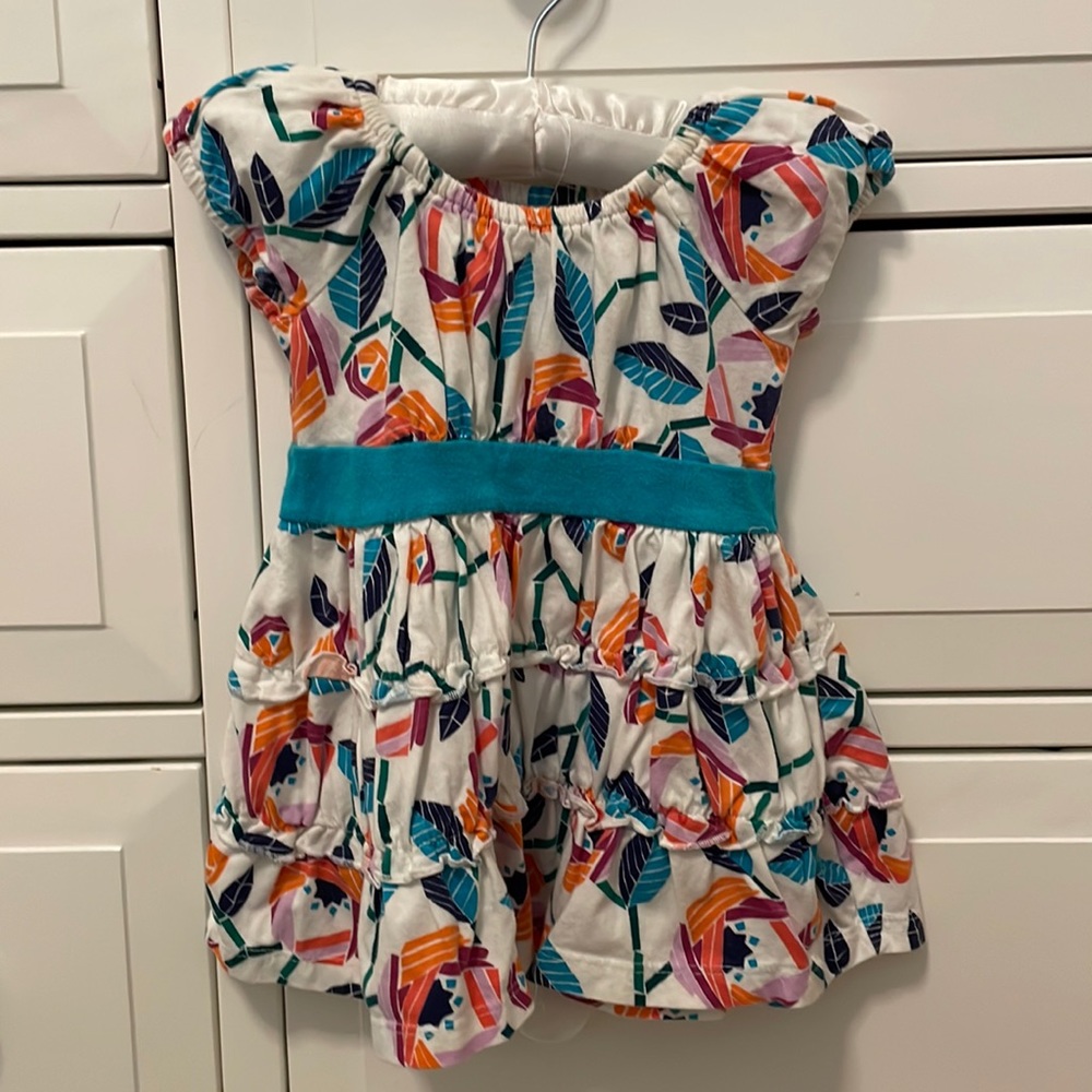 3-6 mos Tea Collection printed dress